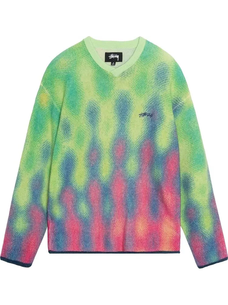 Свитер Stussy Gradient Dot Brushed 'Multicolor' — изображение 1 из 2, мульти