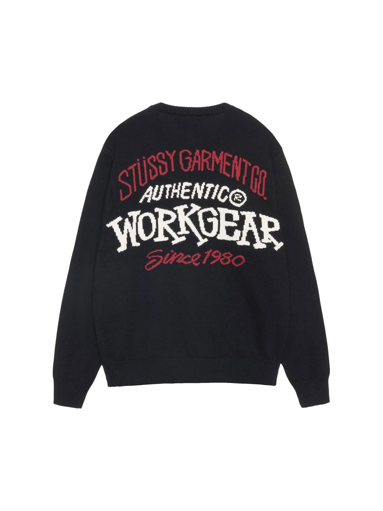 Свитер Stussy Authentic Workgear — изображение 2 из 2, черный