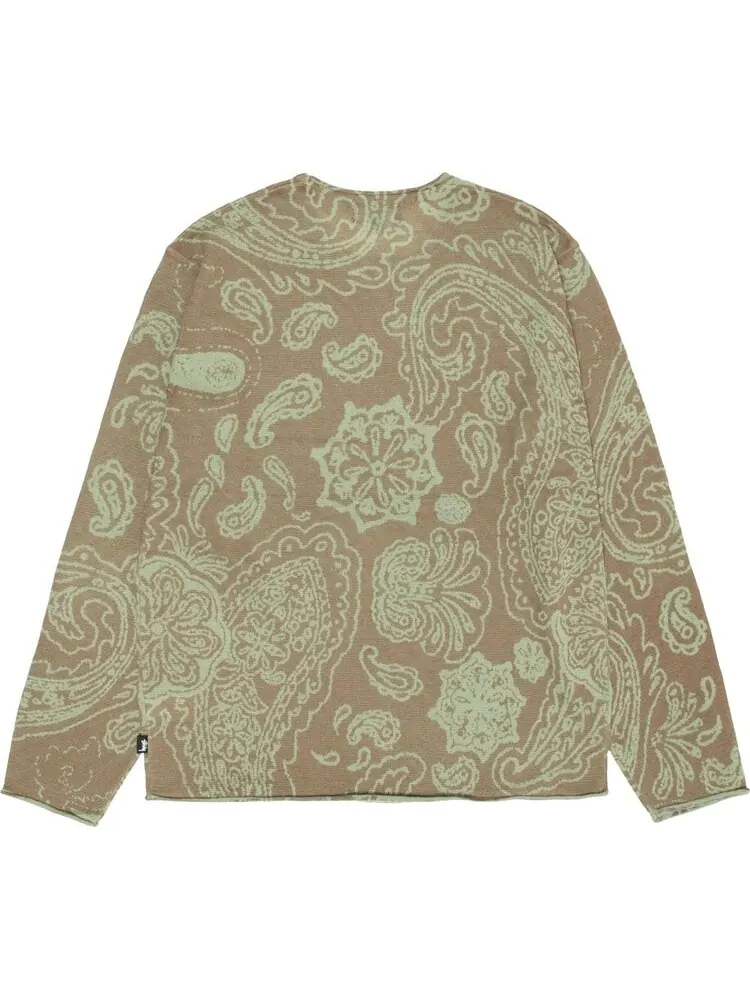 Свитер Stussy Paisley 'Brown' — изображение 2 из 2, коричневый