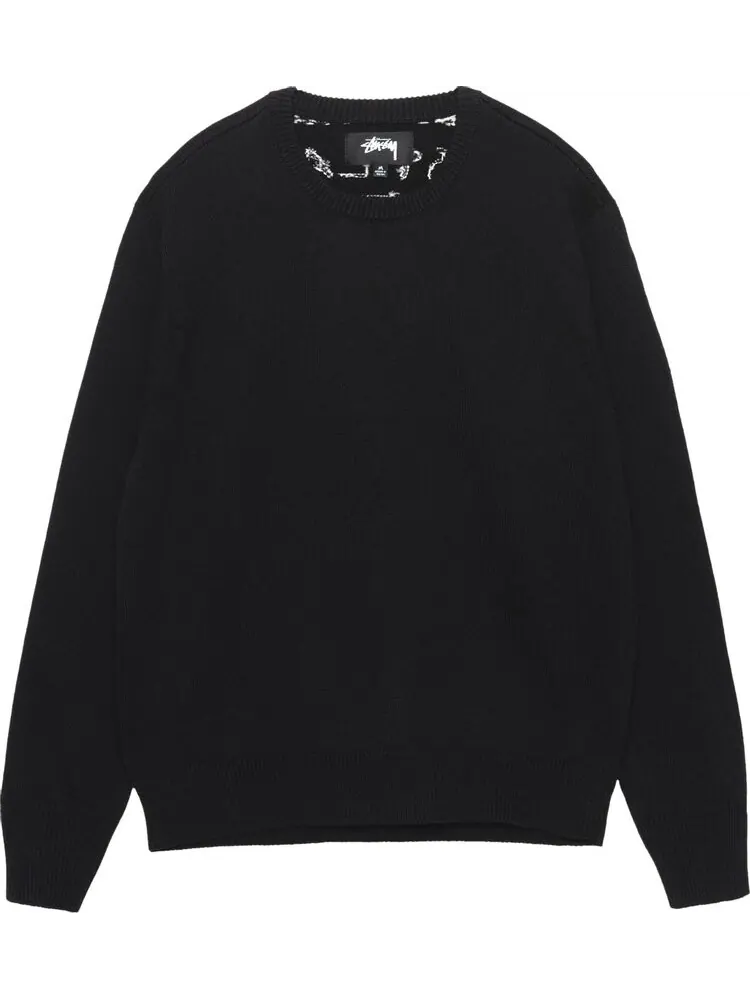 Свитер Stussy Laguna Icon 'Black' — изображение 1 из 2, черный