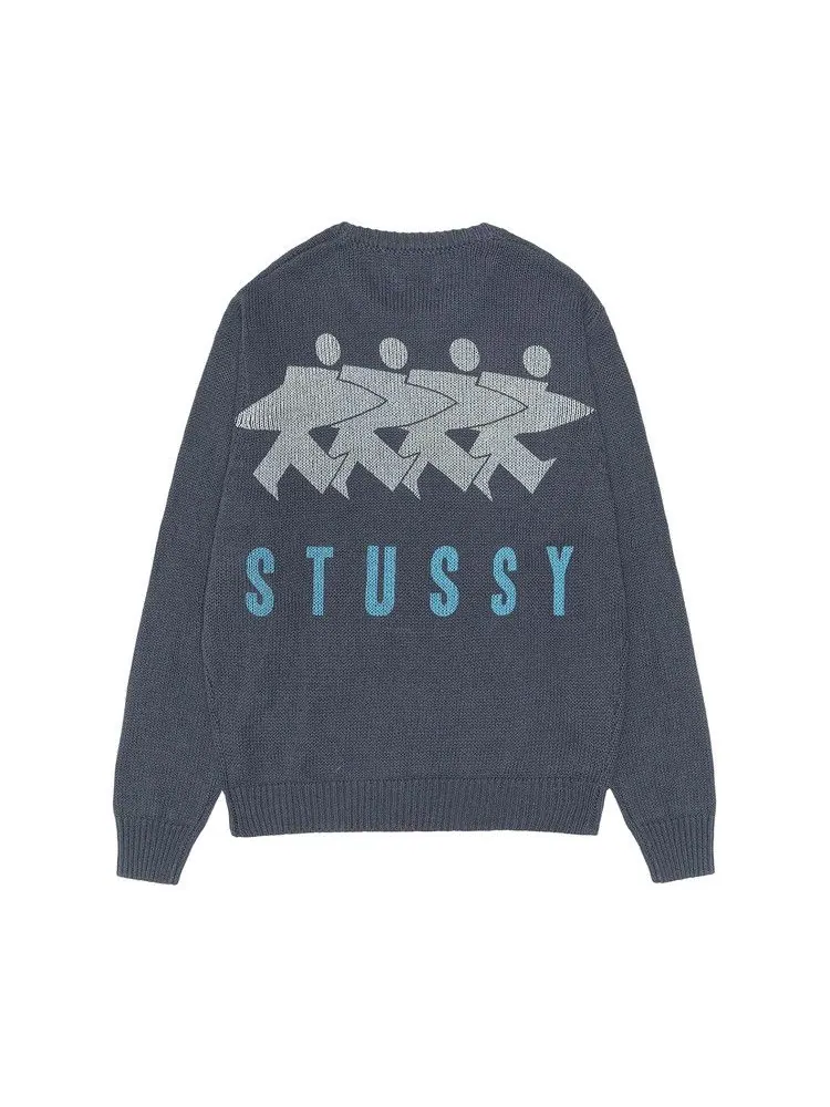 Свитер Stussy Surfman Icon Crew — изображение 2 из 2, синий