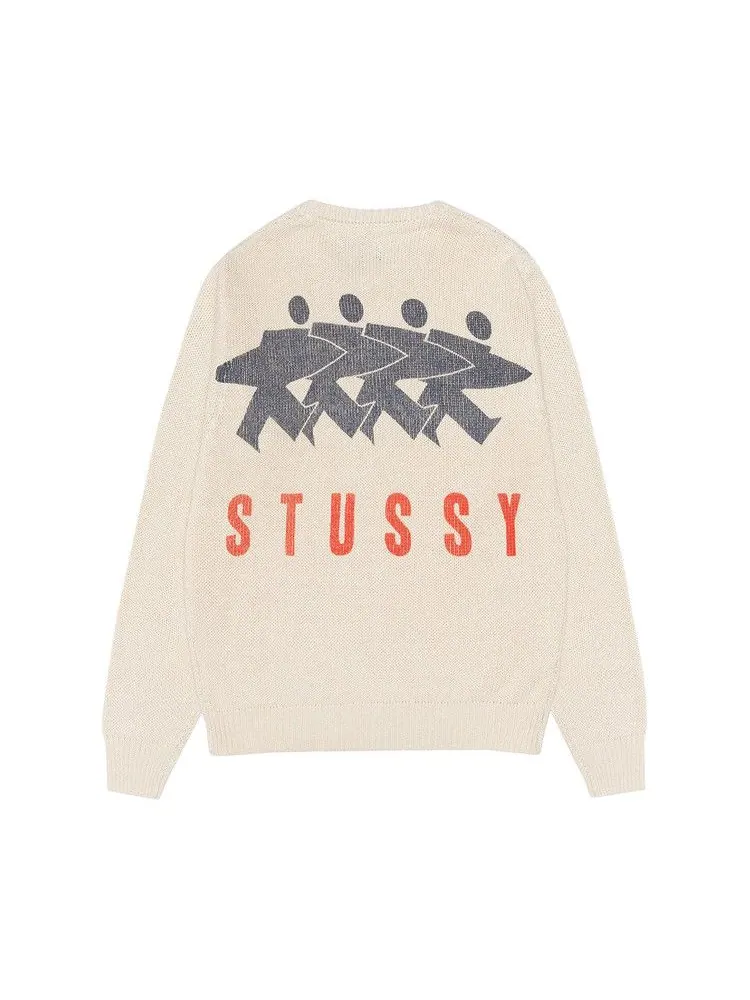 Свитер Stussy Surfman Icon Crew — изображение 2 из 2, белый