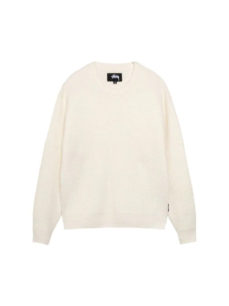 Свитер Stussy Waffle Cashmere Crew — изображение 1 из 2, белый