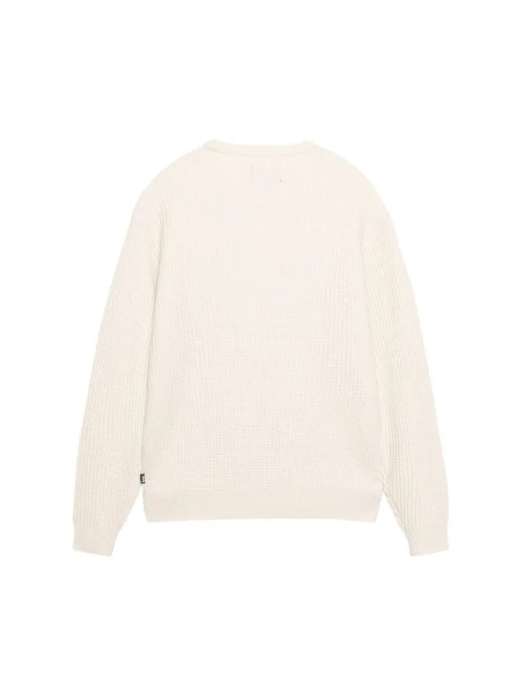 Свитер Stussy Waffle Knit Cashmere Crew — изображение 2 из 2, прозрачный