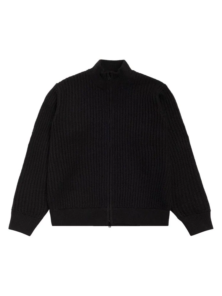Свитер Stussy Patch Zip Sweater 'Black' — изображение 1 из 2, черный