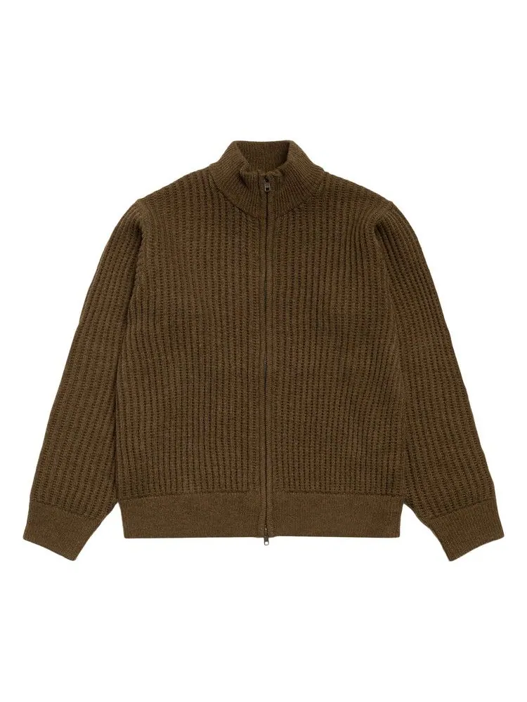 Свитер Stussy Patch Zip Sweater 'Green' — изображение 1 из 2, зеленый