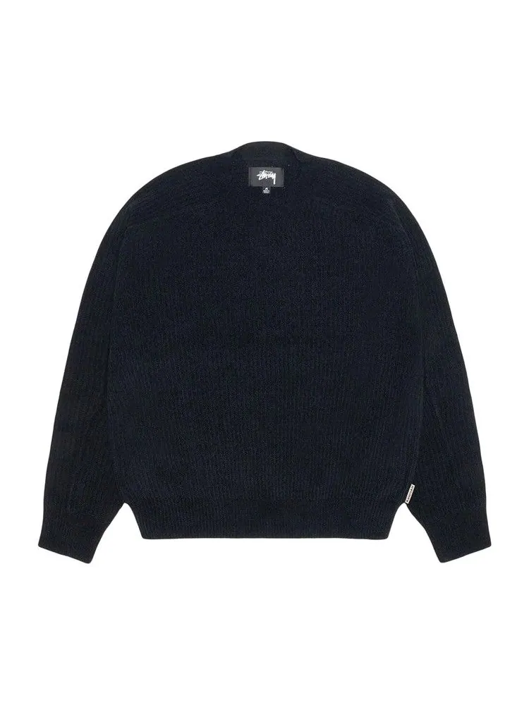 Свитер Stussy Exposed Seam Crew — изображение 1 из 2, черный
