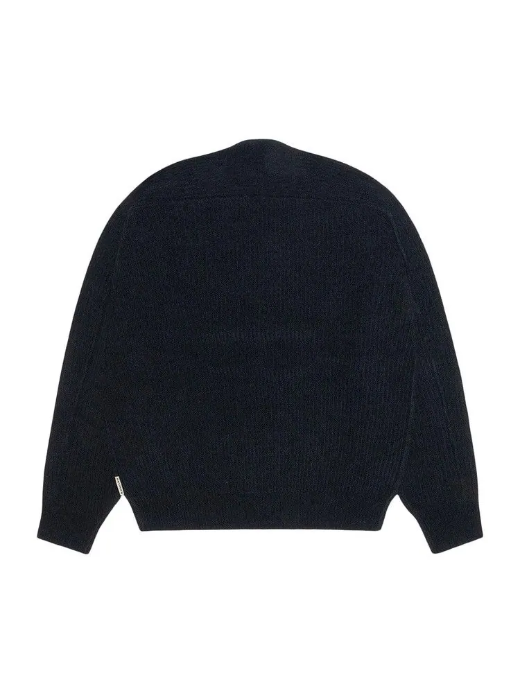 Свитер Stussy Exposed Seam Crew — изображение 2 из 2, черный