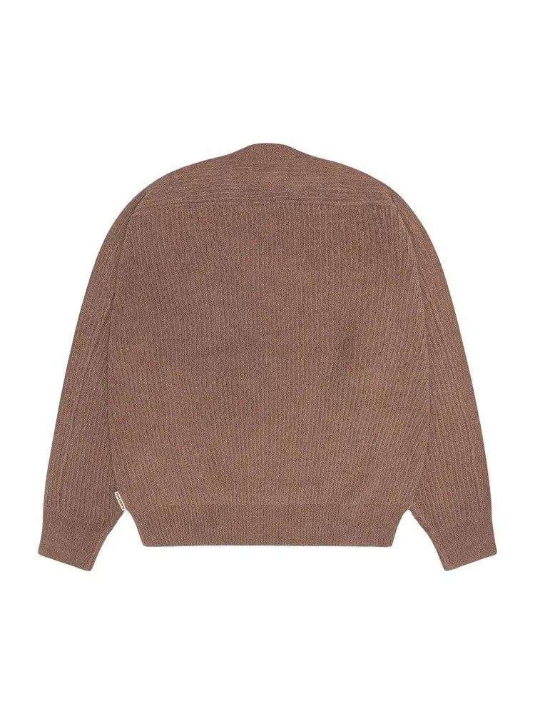 Свитер Stussy Exposed Seam Crew — изображение 2 из 2, коричневый