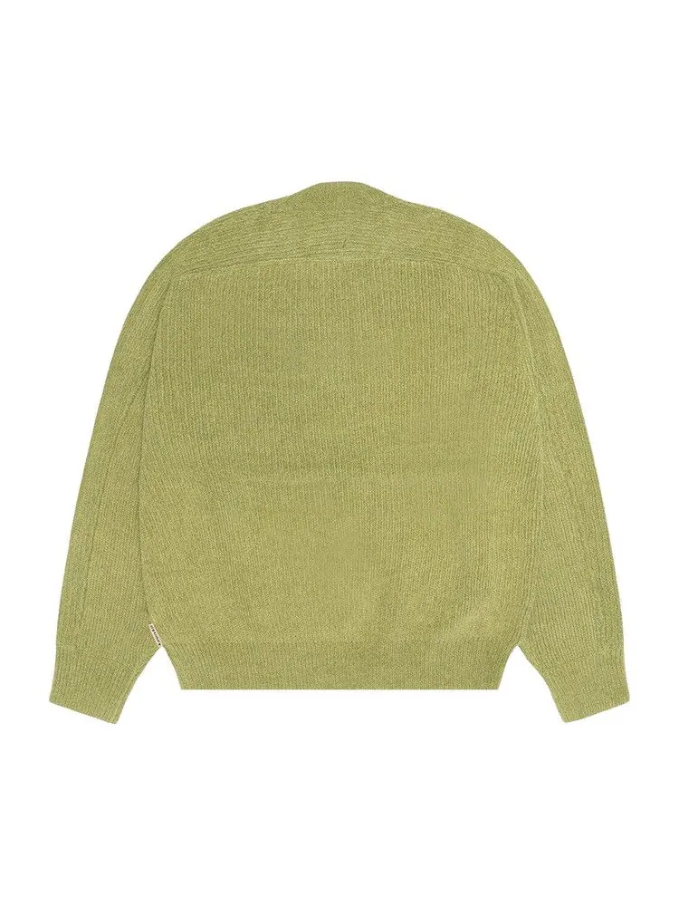 Свитер Stussy Exposed Seam Crew — изображение 2 из 2, зеленый