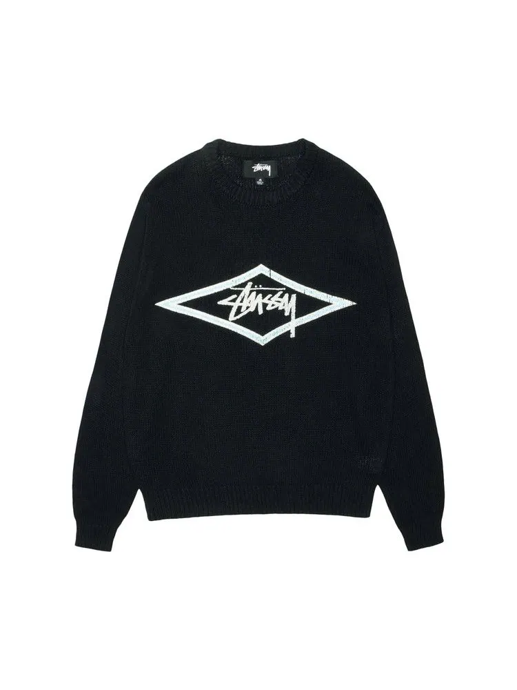 Свитер Stussy Surf Team Sweater — изображение 1 из 2, черный