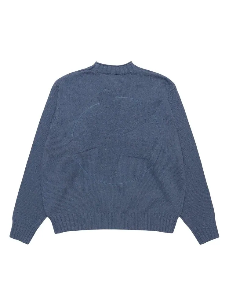 Свитер Stussy Surfman Mock Sweater — изображение 2 из 2, синий