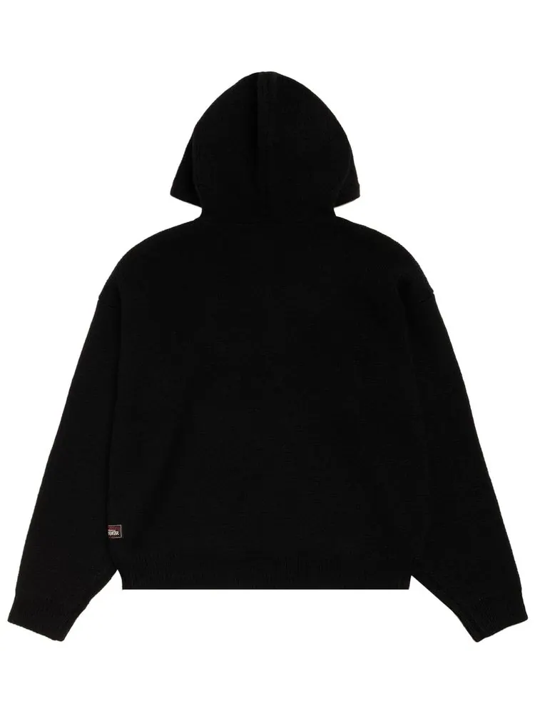Худи Stussy Quarter Zip Knit — изображение 2 из 2, черный