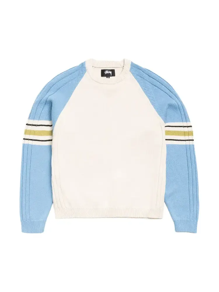 Футболка-реглан Stussy Stripe — изображение 1 из 2, синий