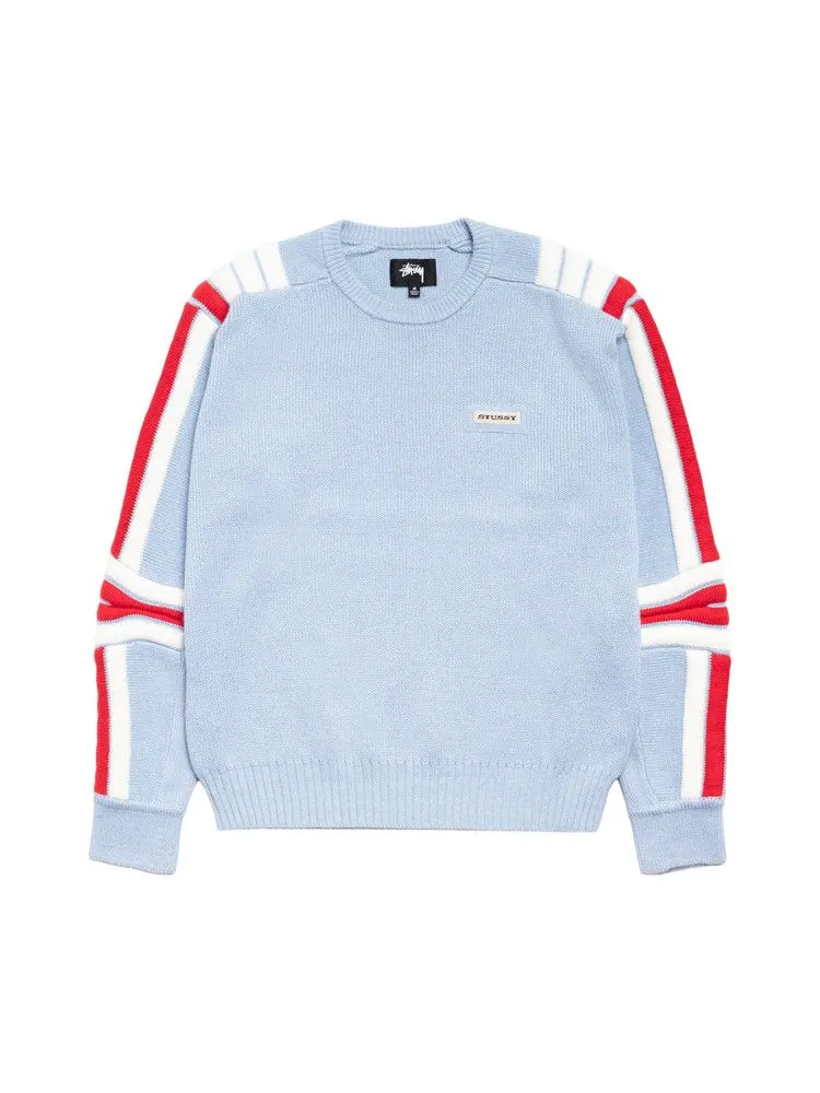 Свитер Stussy Moto Sweater 'Blue' — изображение 1 из 2, синий