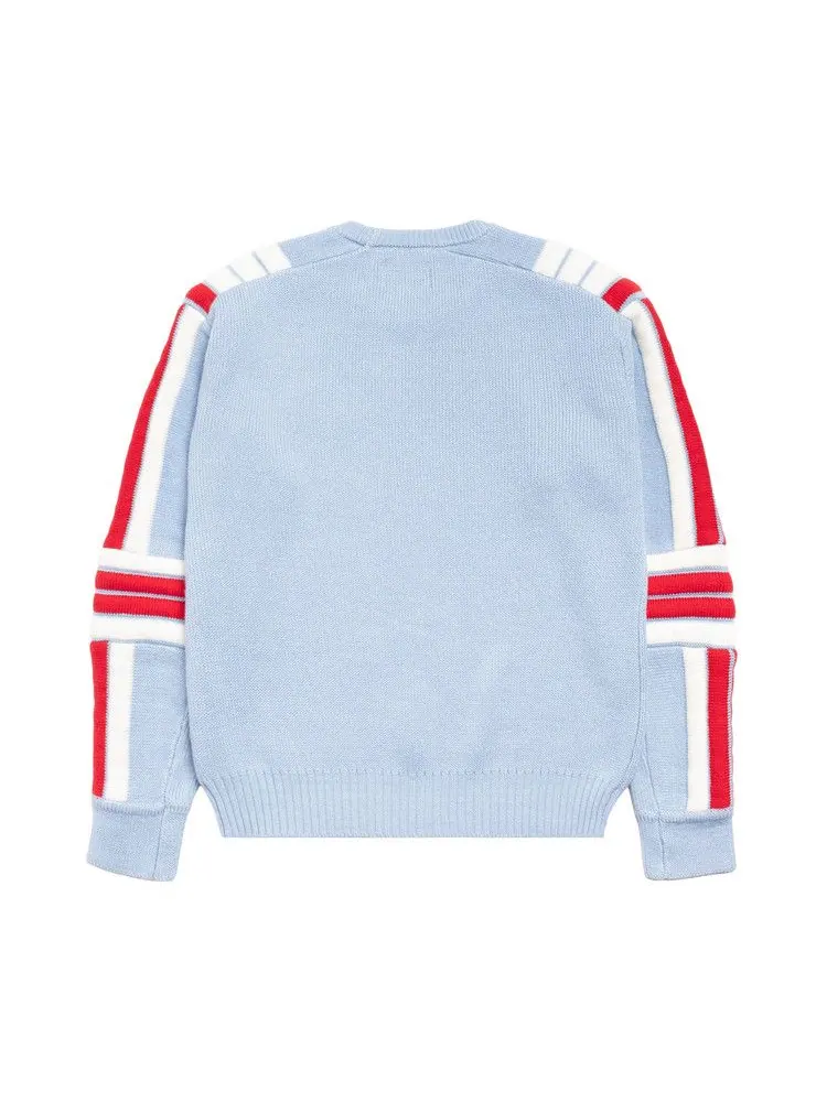 Свитер Stussy Moto Sweater 'Blue' — изображение 2 из 2, синий