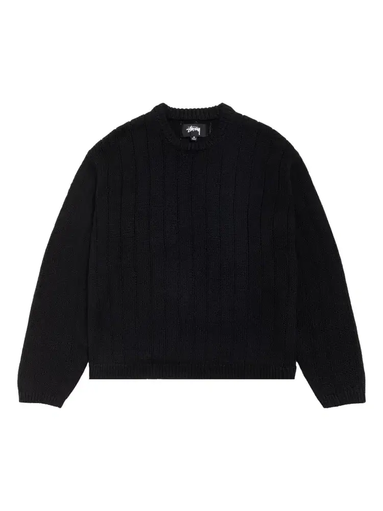 Свитер с логотипом Stussy Buana — изображение 1 из 2, черный