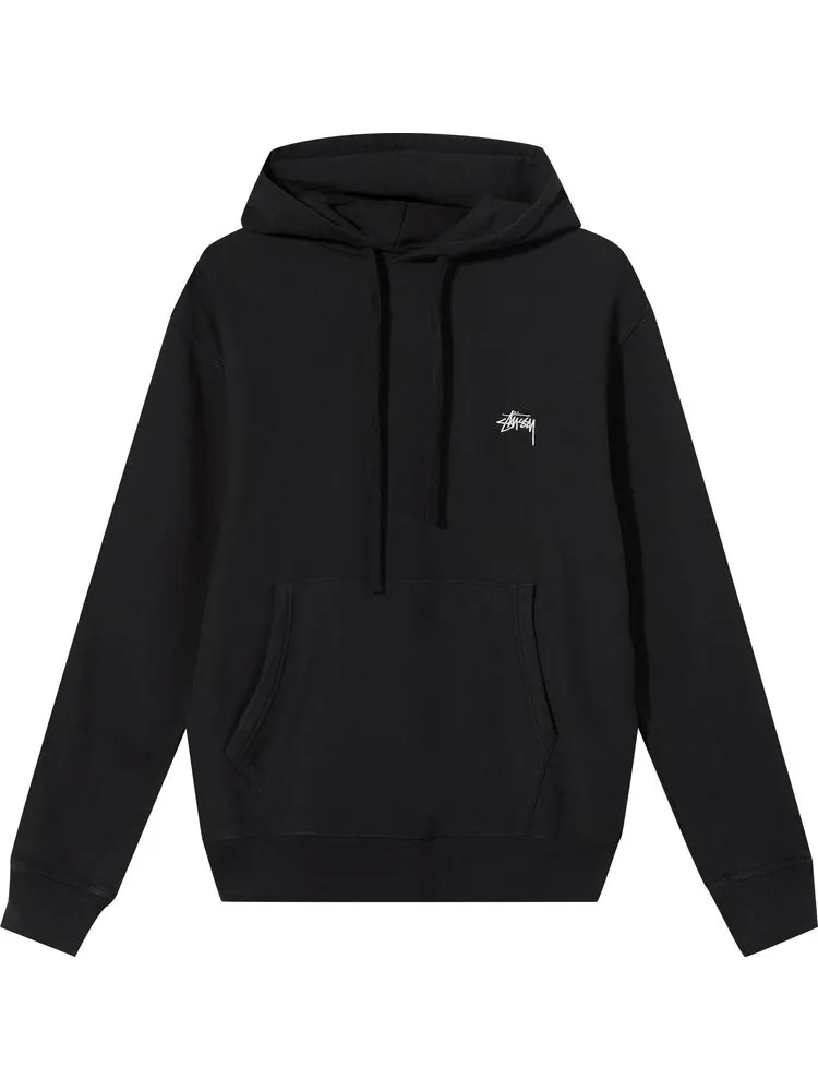 Худи Stussy Stock Logo Hoodie 'Black' — изображение 1 из 3, черный