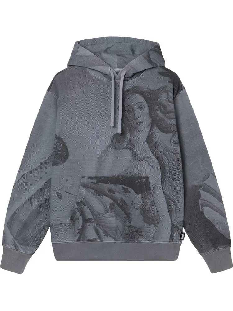 Худи Stussy Dyed Venus Hoodie 'Black' — изображение 1 из 2, черный