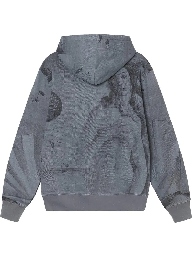 Худи Stussy Dyed Venus Hoodie 'Black' — изображение 2 из 2, черный