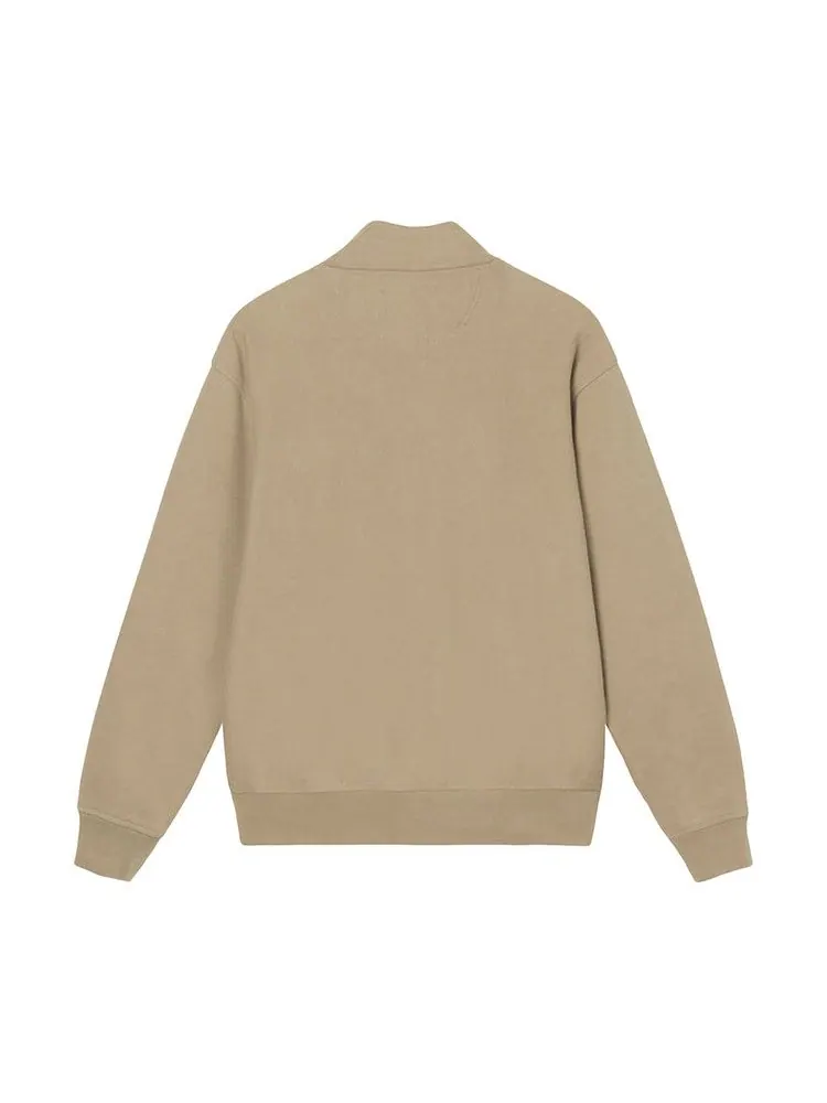 Топ Stussy Overdyed Stock Logo Mock — изображение 2 из 2, хаки