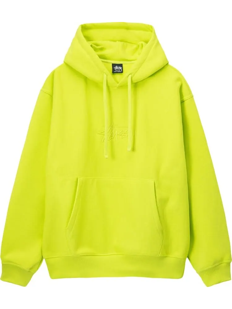 Худи Stussy Stock Logo Applique Hoodie 'Keylime' — изображение 1 из 2, зеленый