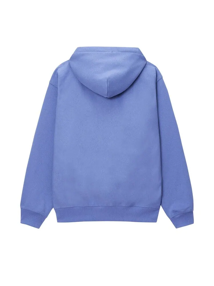 Худи Stussy Stock Logo Appliqué 'Storm' — изображение 3 из 3, синий