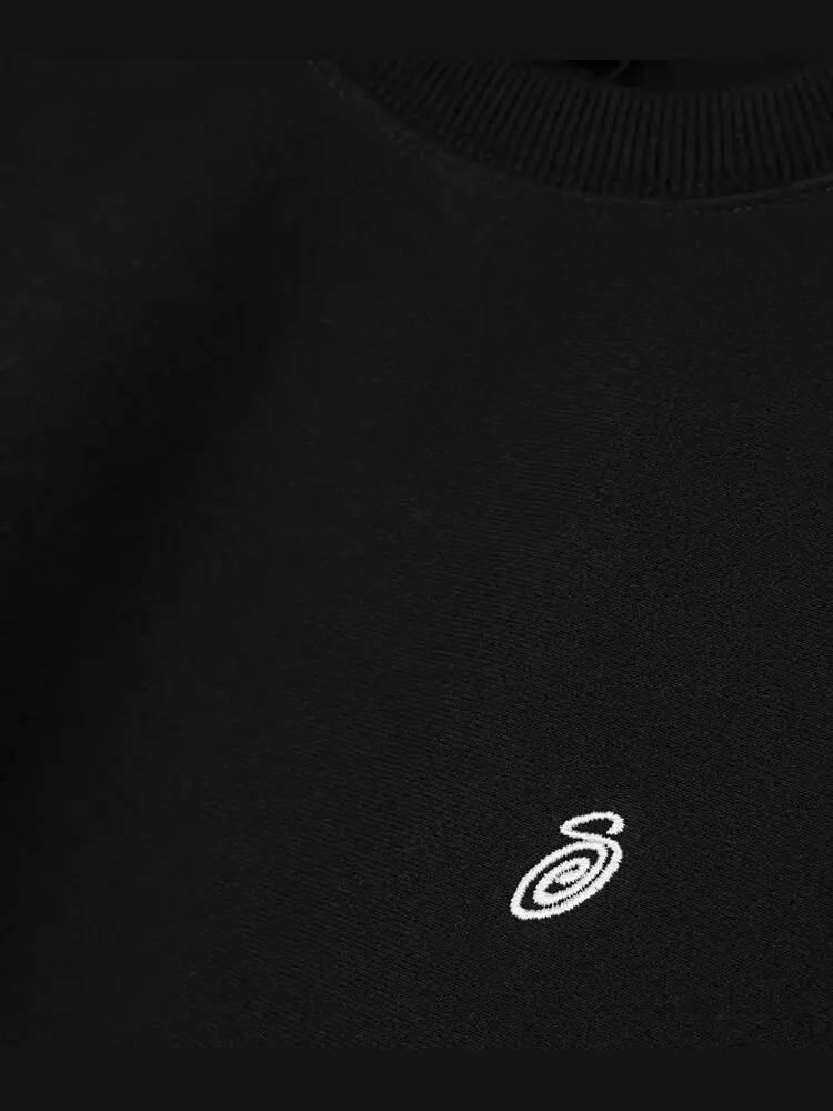 Толстовка Stussy Swirl Appliqué Crew 'Black' — изображение 3 из 3, черный