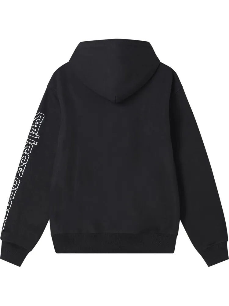 Толстовка Stussy Sport Appliqué Hood 'Black' — изображение 2 из 2, черный