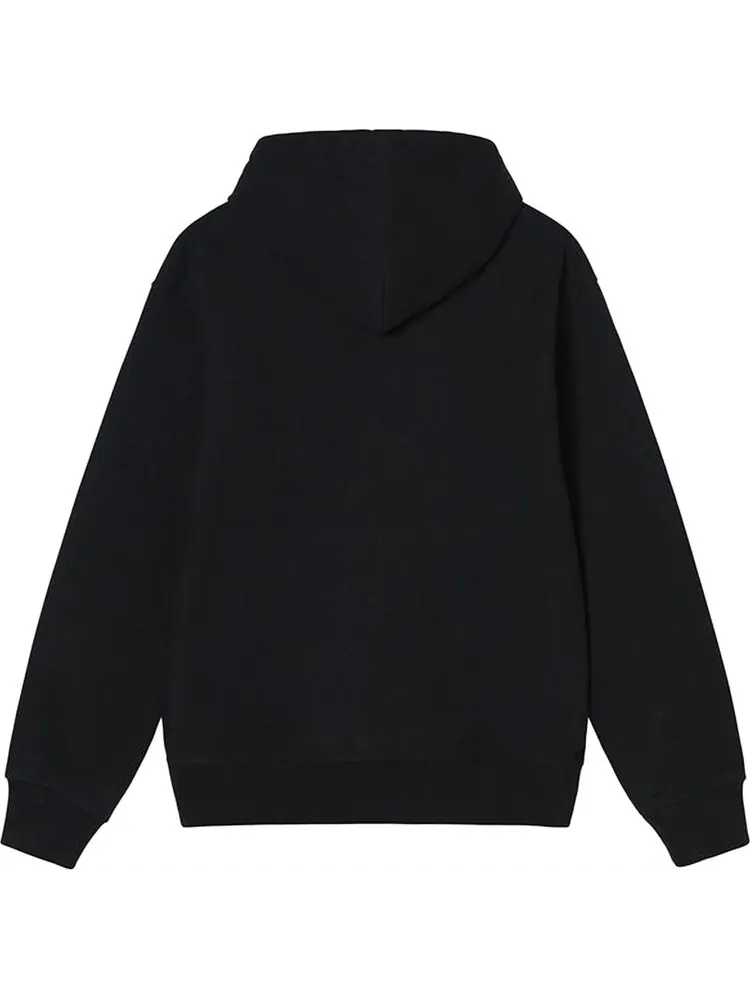 Худи Stussy 8 Ball Embroidered Hoodie 'Black' — изображение 2 из 2, черный