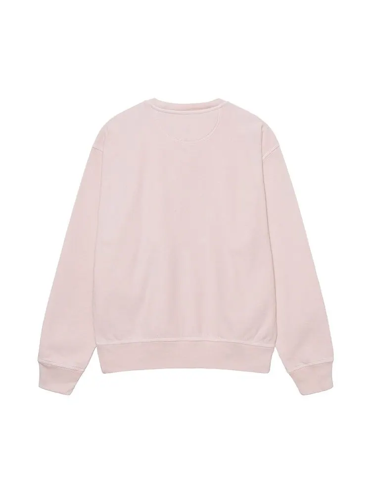 Свитер Stussy Overdyed Stock Logo Crew — изображение 2 из 2, розовый