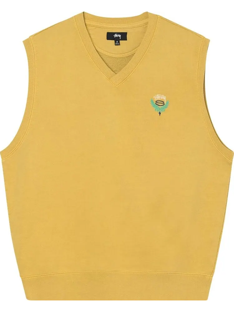 Жилет Stussy Fleece Vest 'Yellow' — изображение 1 из 1, желтый