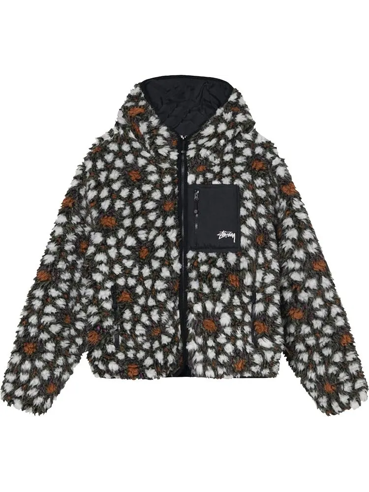Куртка Stussy Pattern Sherpa Jacket 'Natural'