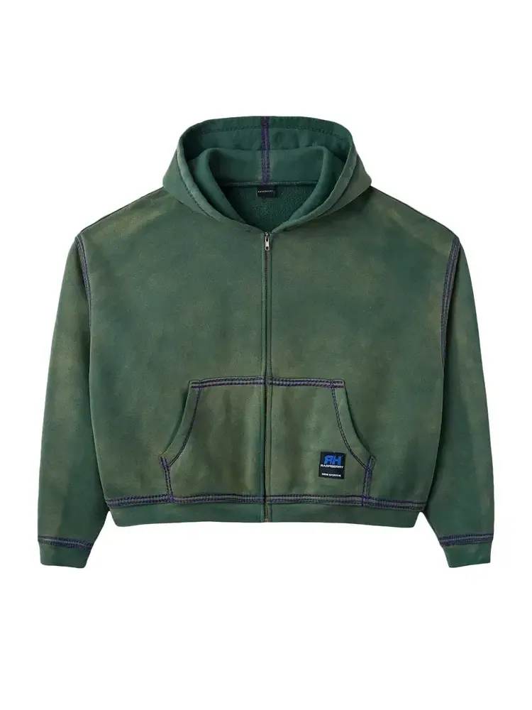 Худи GV Gallery Skunk Zip Up — изображение 1 из 2, зеленый