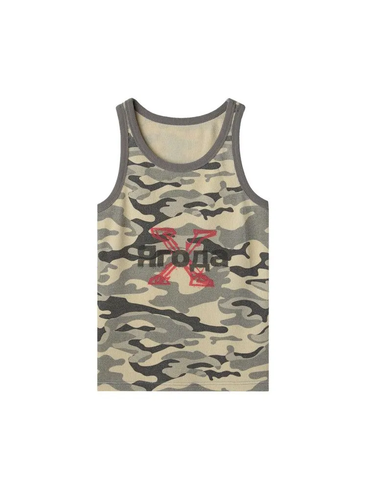 Топ GV Gallery Waffle Snow Tank — изображение 1 из 2, кремовый