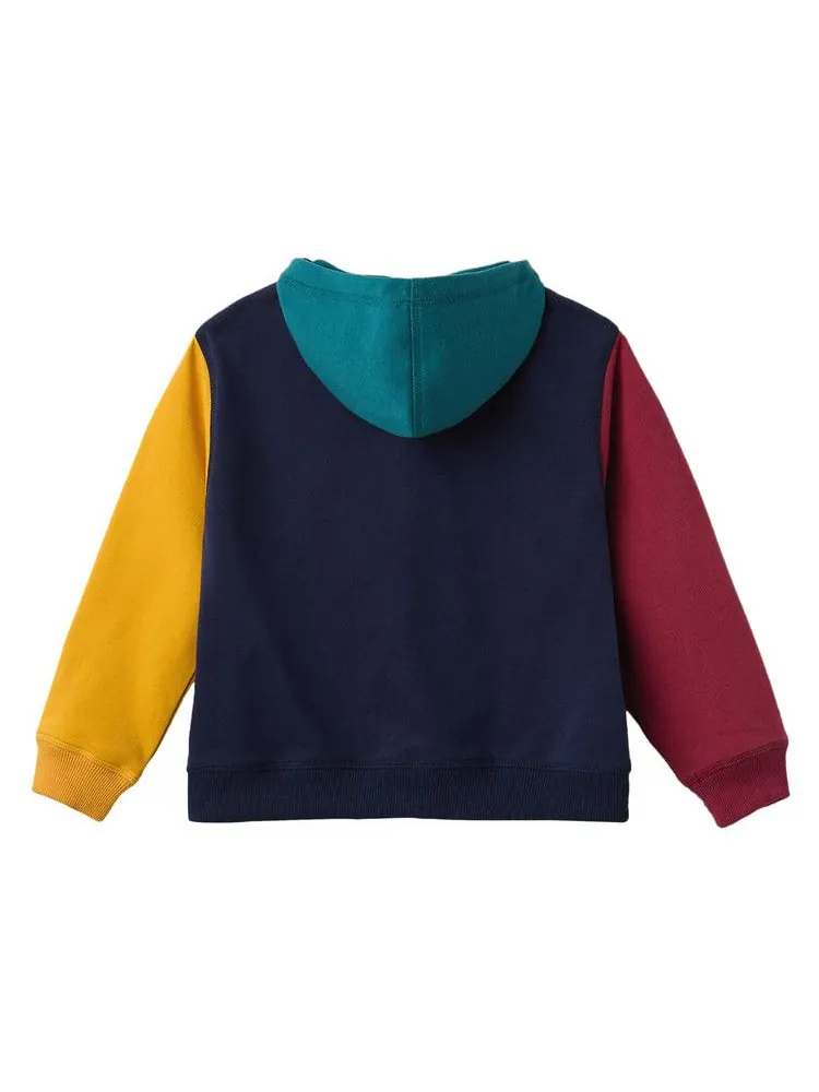 Толстовка GV Gallery Color Block Zip Up — изображение 2 из 2, темно-синий