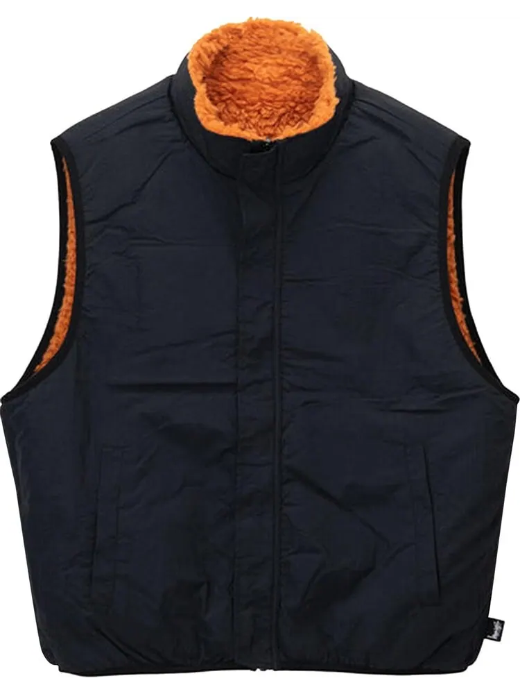 Жилет Stussy Sherpa Vest 'Orange' — изображение 3 из 3, оранжевый