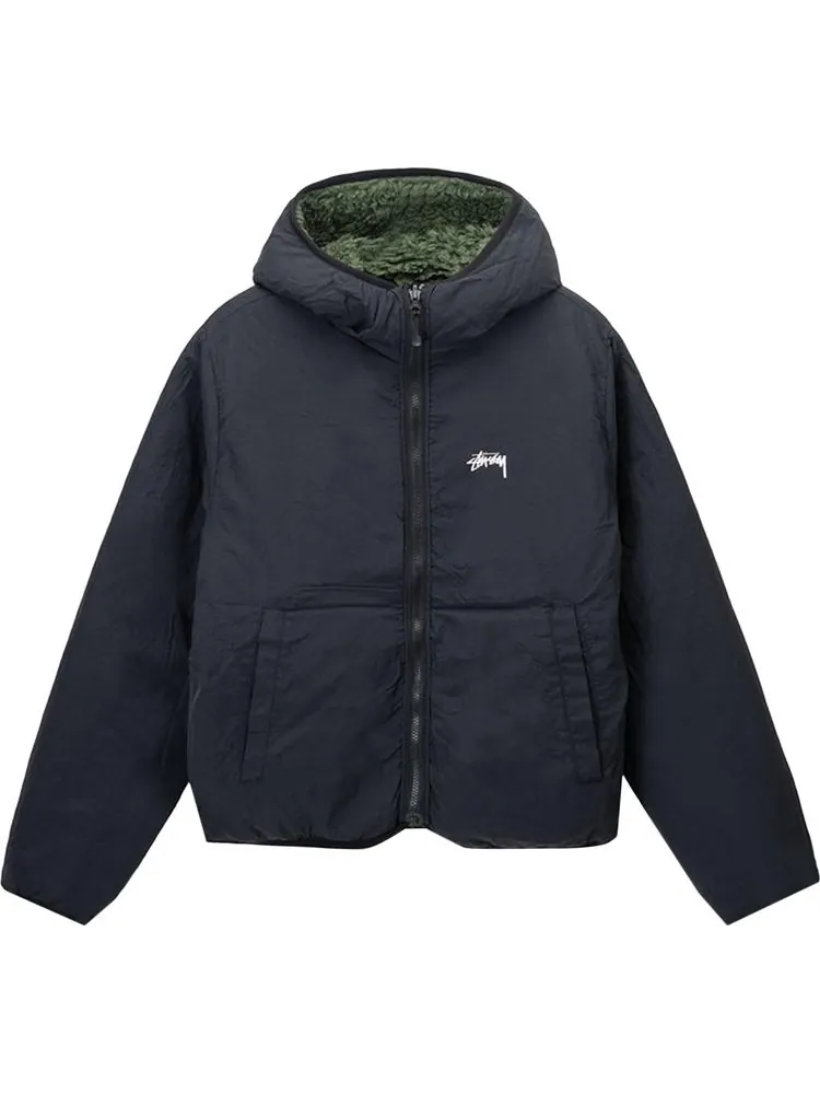 Куртка Stussy Sherpa — изображение 3 из 3, оливковый