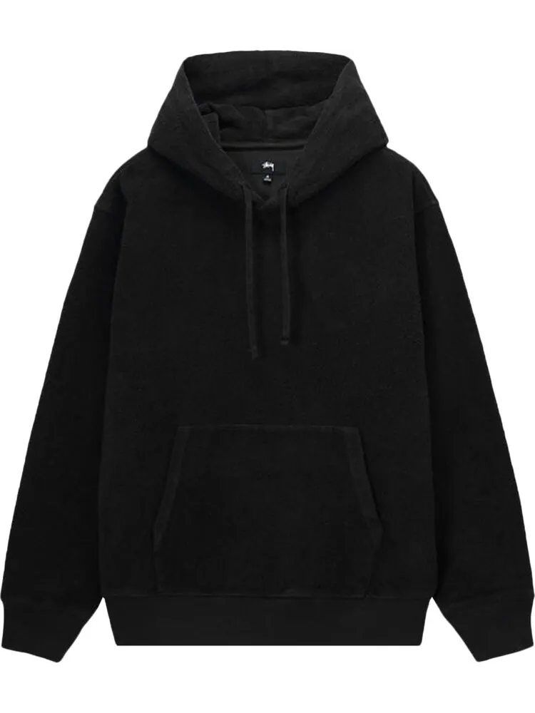 Худи Stussy Inside Out Fleece Hoodie 'Black' — изображение 1 из 2, черный