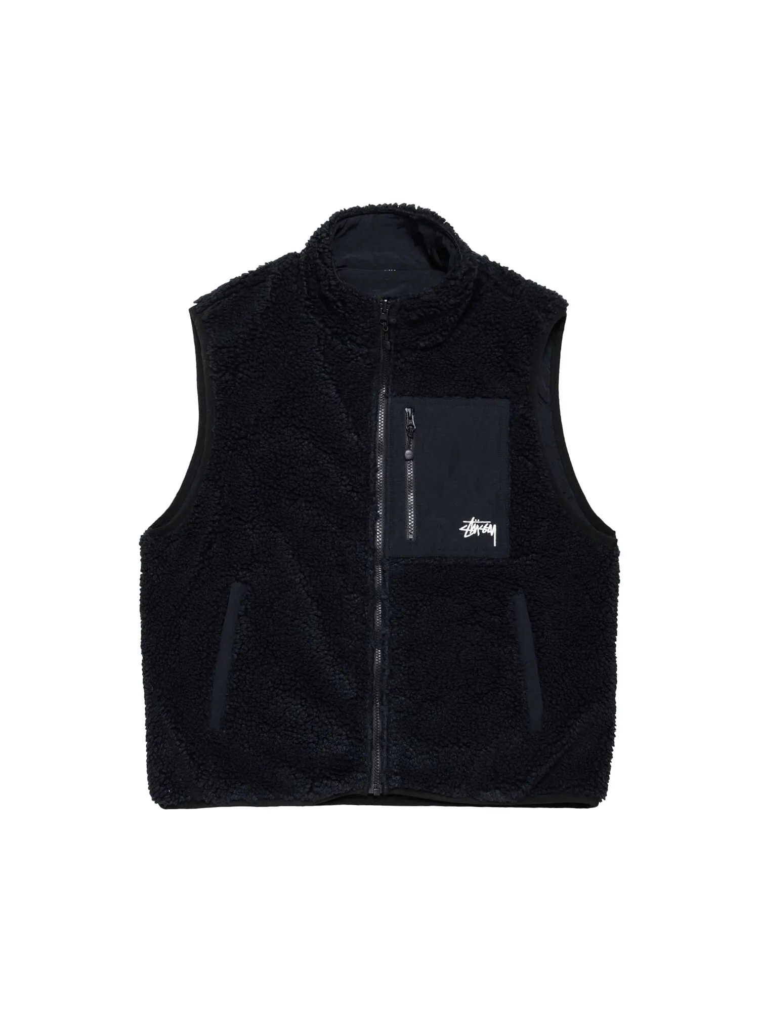 Двусторонний жилет Stussy Sherpa
