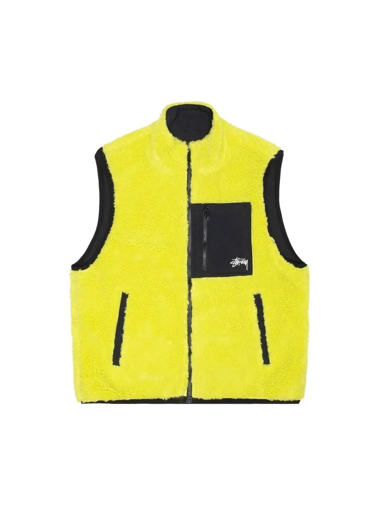 Жилет Stussy Sherpa Reversible Vest — изображение 1 из 3, мульти