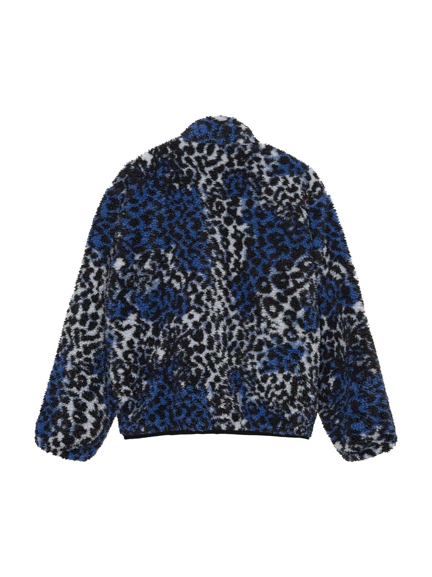 Двусторонняя куртка Stussy Sherpa Blue Leopard — изображение 2 из 2, синий