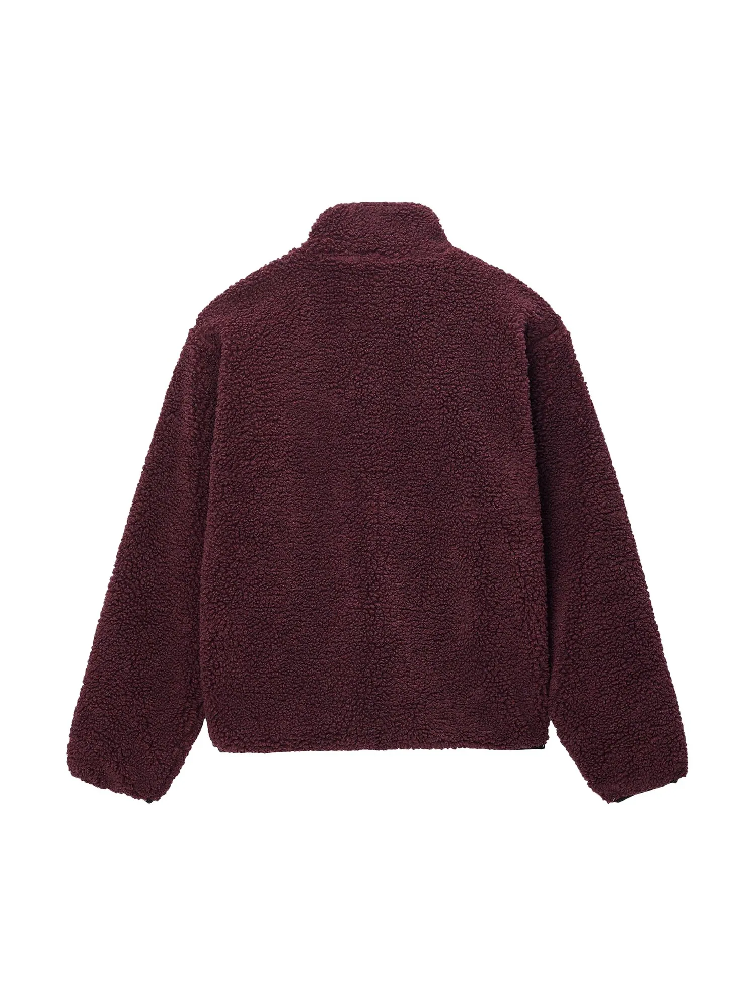 Куртка Stussy Sherpa Reversible — изображение 2 из 2, бордовый