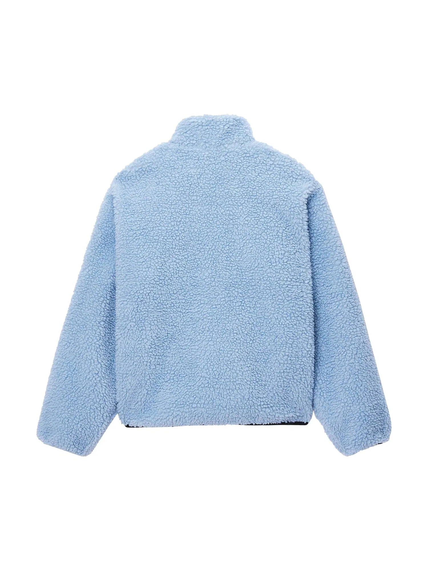 Двусторонняя куртка Stussy Sherpa, цвет Легкий деним — изображение 2 из 2
