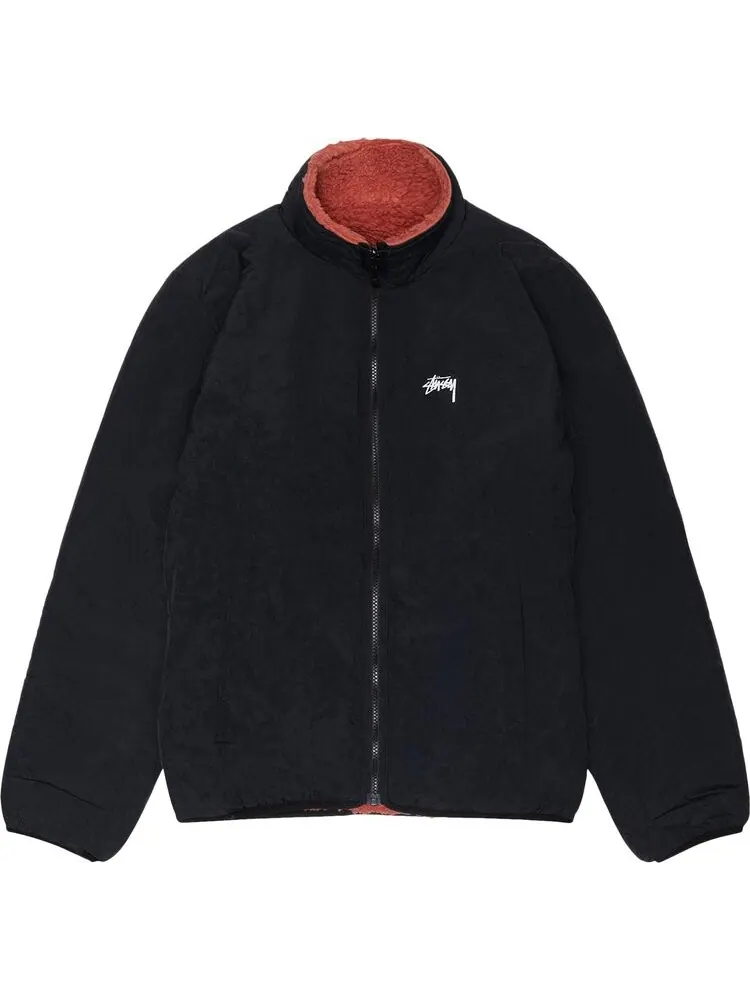 Куртка Stussy Sherpa Reversible 'Terracotta' — изображение 3 из 3, мульти