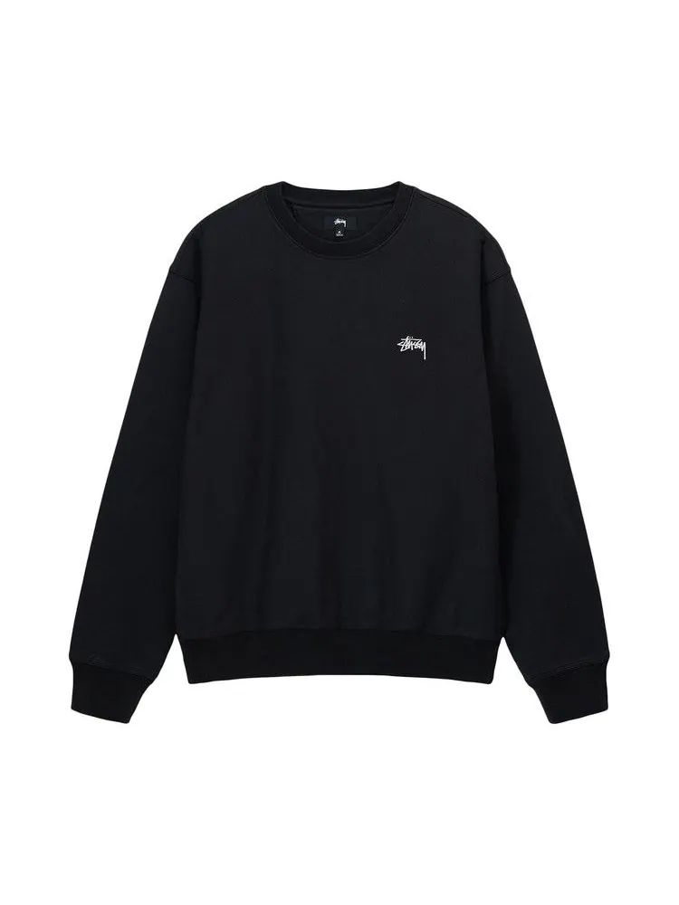 Свитер Stussy Stock Logo Crew — изображение 1 из 2, черный