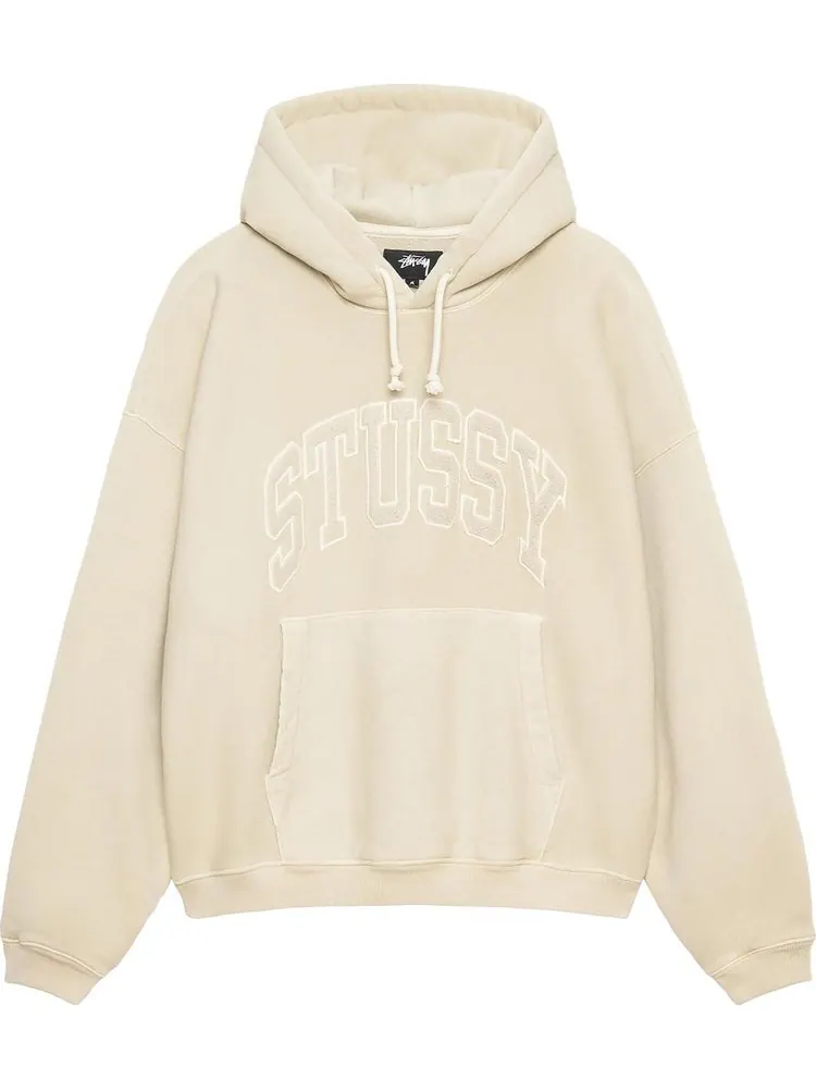 Худи Stussy Embroidered Relaxed 'Sand' — изображение 1 из 2, загар