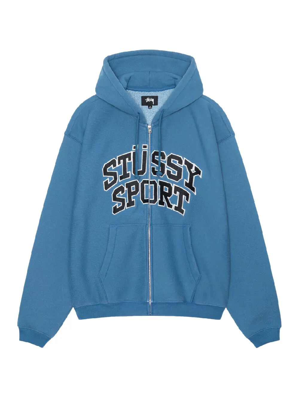 Толстовка Stussy Sport Zip — изображение 1 из 6, синий
