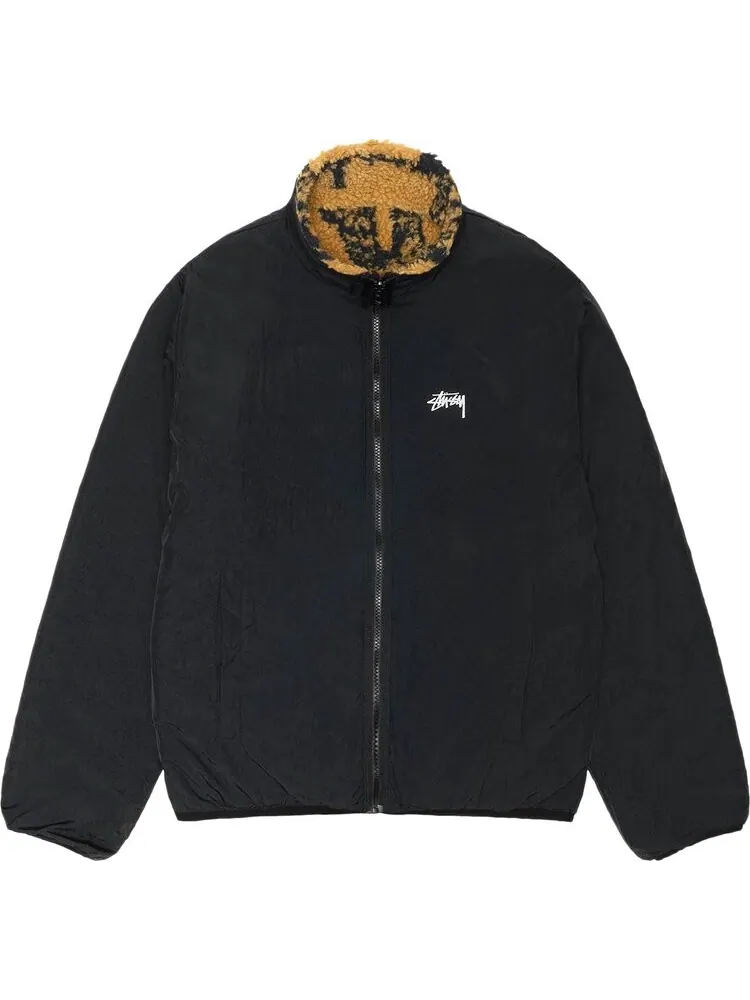 Куртка Stussy Sherpa Reversible Printed 'Yellow' — изображение 3 из 3, мульти