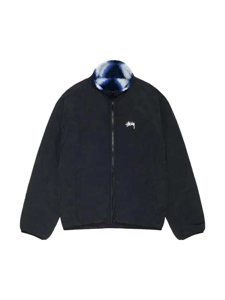 Куртка Stussy Sherpa Reversible 'Purple' — изображение 3 из 4, мульти